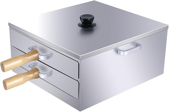 Double-Layer 304 Stainless Steel Household Rice Noodle Roll Machine Household Mini Small Rice Noodle Roll Drawer Rice Noodle Machine