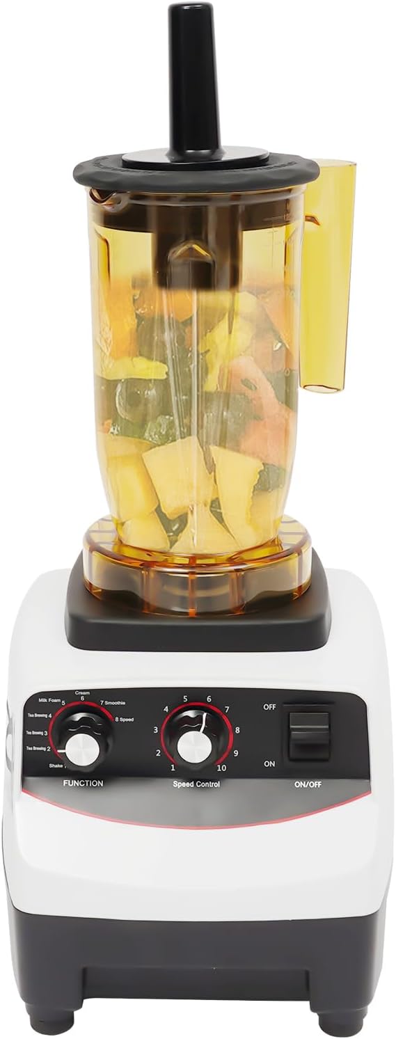 1800W Commercial Tea Brewing Machine 1200ml 4-in-1 Multifunction Smoothie Maker with Pure Copper Motor 30000 RPM High Speed Electric Milk Tea Shaker for Bubble Tea Coffee Milkshake &amp Juice