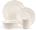Red Vanilla FC900-016 Nantucket 16-Piece Dinnerware Set White