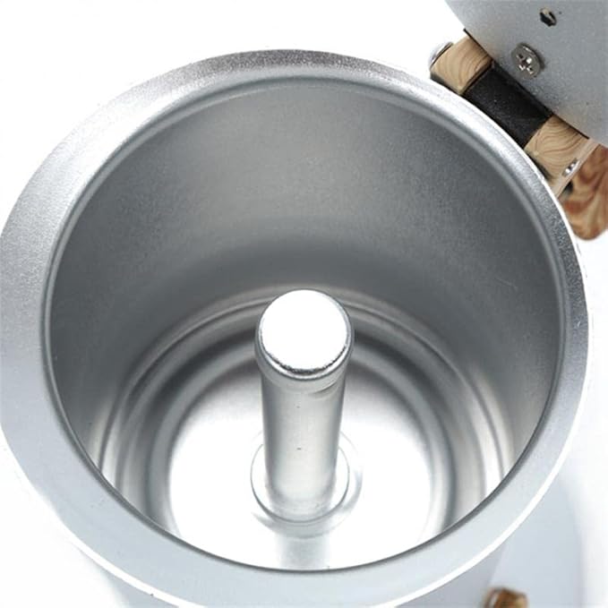 Coffee Press Aluminum Pot Kettle Espresso Coffee Machine 3/6cups Cooker for Kitchen Home Pots (150ml)