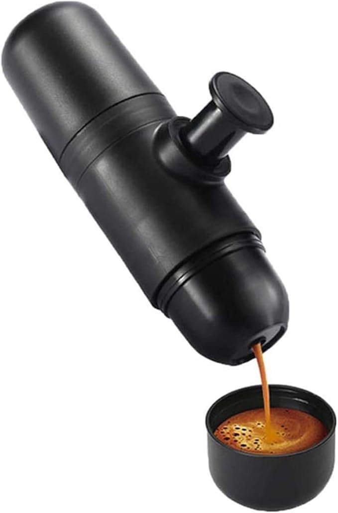 Coffee Maker Portable Coffee Machine 70ML Pressure Espresso Manual Handheld Pots for Car Travel Camping Hiking Home Office