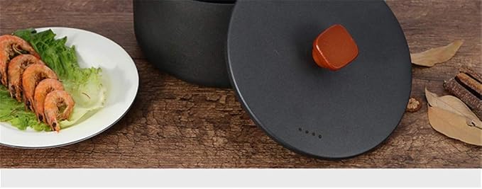 3pcs Non Stick Cooking Pots Set Iron Cookware Set Accessories Hot Cook Pot Hot Pot Soup Cooking Pan Set