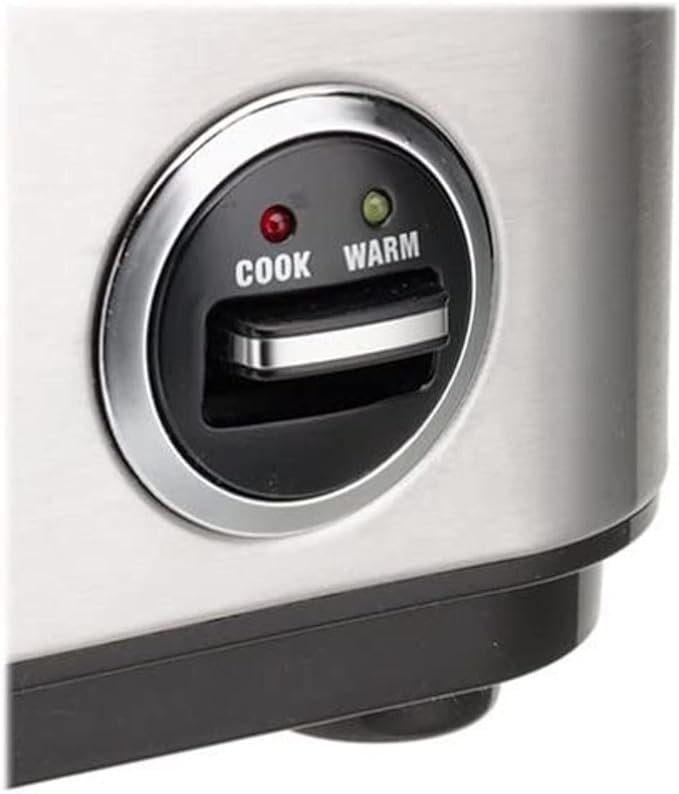 Cuisinart 8-Cup Rice Cooker and 4 Slice Toaster Oven Brushed Stainless