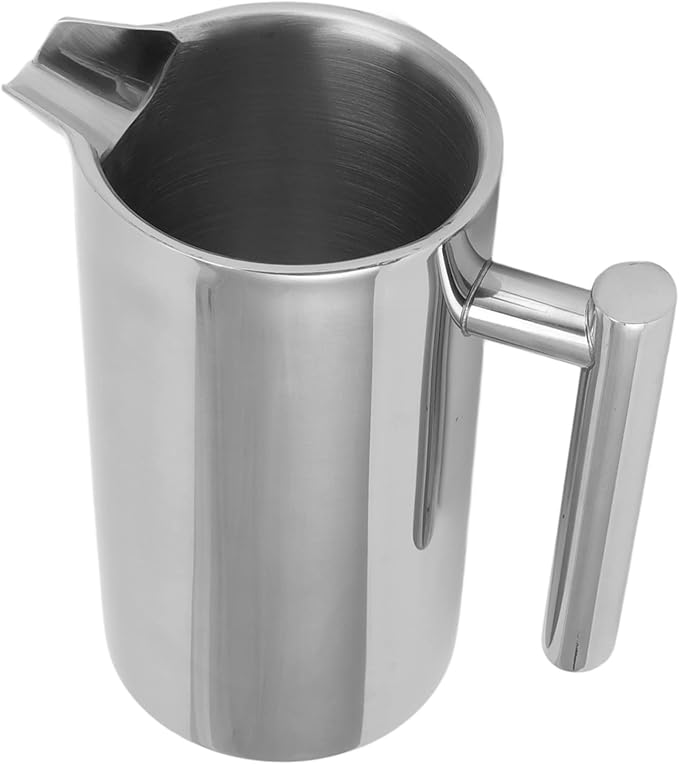 French Press Coffee Maker Stainless Steel Coffee Press with Filter Screen Double Wall Teapot Insulated Tea Presses for Home Kitchen (1000ml)