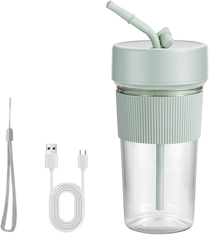 Portable Juicer Cup Blender With Straw Fruit Fruit Mixer Electric Shake Cup Cute Blender For Travel Electric