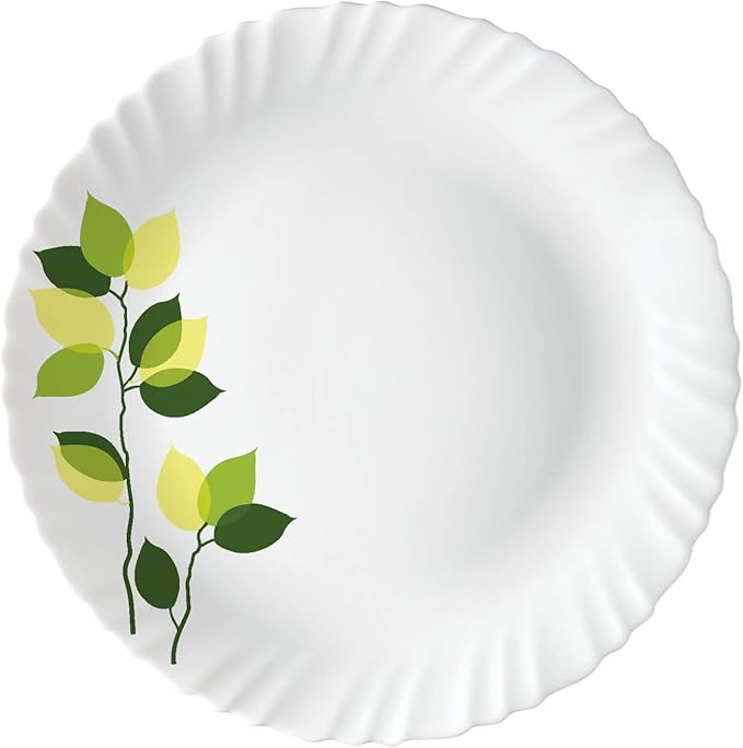 Borosil Gourmet Dinnerware Set For 6 19 Pieces White Dinner Plates and Bowls Sets Chip Resistant Tempered Opal Glass Stain Resistant Dishwasher &amp Microwave Safe Dinner Set For Gifting Serves