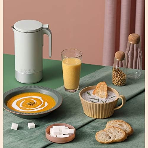 Soymilk Machine Boiled Water Automatic Mini Electric Heating SOYA-Bean Milk Juicer Stir Rice Paste Maker Filter-Free 350ml(D)