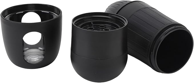 Zunate Portable Espresso Maker Compact Travel Coffee Maker Mini for Camping &amp Hiking - Compatible with Capsules Ground Coffee