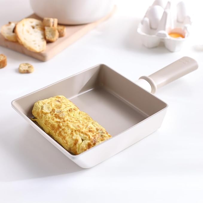 Chou Chou Kitchen Essential 8-Pieces Pot and Pan Set Healthy Cooking Ceramic Coating Kitchenware Induction Compatible Cookware Made in Korea