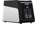 Touchscreen Toaster 2 Slice KETIAN Bagel English Muffins Toast Pastry Waffles Grain Sweet Bread Toaster Extra Wide Slots Single Slot Toasting Automatic Lifting 1400w (Black)