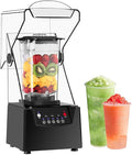 Commercial Stand Mixer Blender Commercial Blender With Sound Enclosure Silent Broken Wall Cooking Machine Smoothie Maker