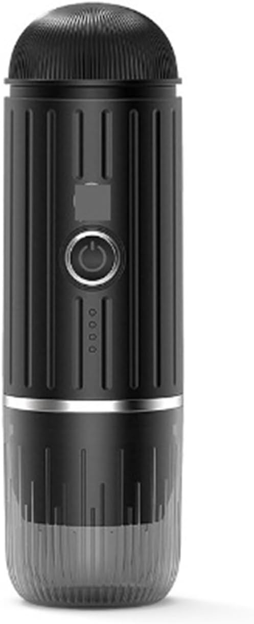 Portable Coffee Machine Portable 2 In 1 Espresso Machine Compatible With Capsules And Ground Coffee 19 Bar Pressure Perfect For Kitchen Travel Campingfor Outdoor Travel Picnic(Black)