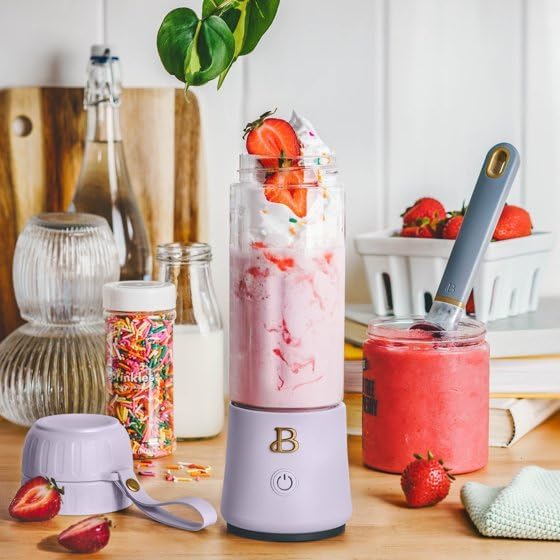 B.eautiful Portable to-Go Blender 2.0 70 W 16 oz Lavender Standard(19485)