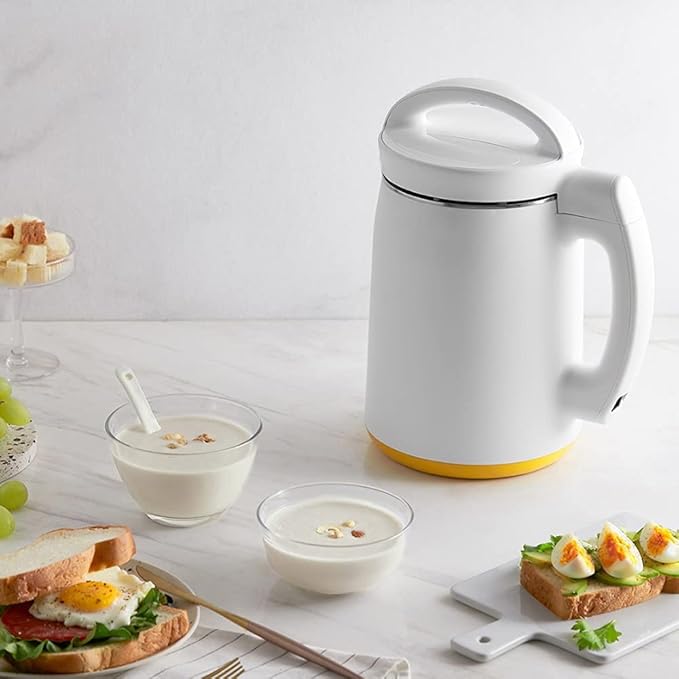 Soybean Milk Maker Automatic Hot Soy Milk Maker Stainless Steel SOYA Bean Machine Juice