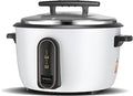 Commercial Large Rice Cooker &amp Food WarmerNon-stick Inner Pot/Auto Warmer Mode/One Touch Operation/With Measuring Cup &amp Rice Scoop(19L-2650W)