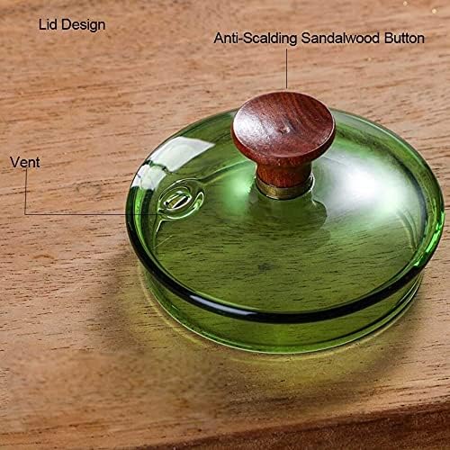 Coffee Maker Coffee Kettle Long Mouth Coffee Pot Gooseneck Thin Mouth Kettle Brewers Handmade Coffee Machine Glass Drip Kettle (35 0 ml / 600 ml) Coffee Presses (Colour: Transparent 350 ml)