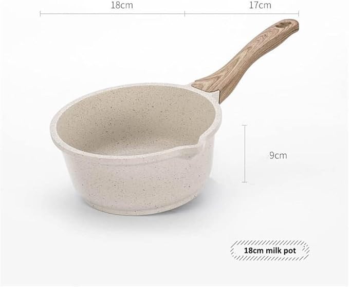 Non-Stick Cookware Set Aluminum Alloy Pots and Pans with Glass Lid Gas &amp Induction Compatible