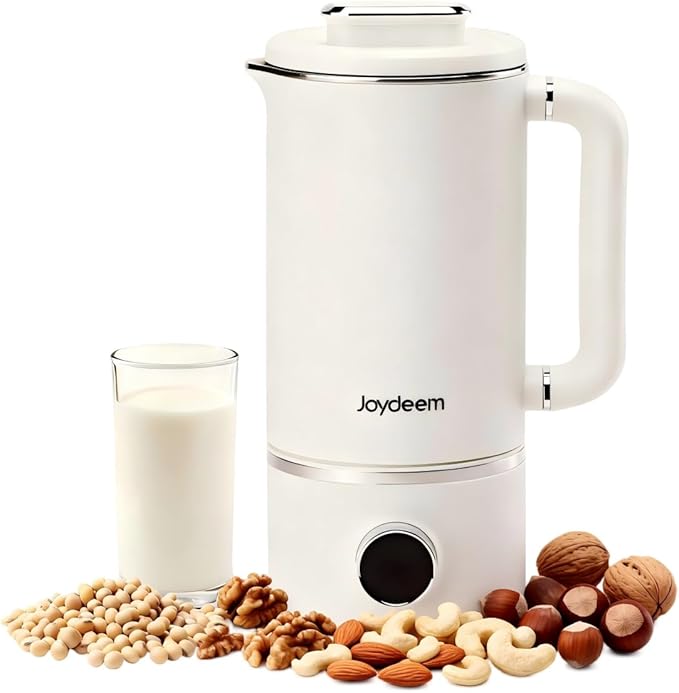 Joydeem JD-PB8200 Compact Blender with 10 Menus Quiet Cooking Blender for Soymilk Paste &amp Juice 304 Stainless Steel 12H Preset 600ml