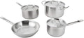 7-Piece Stainless Steel Induction Ready Cookware Set Perfect for restaurant home kitchen commercial.