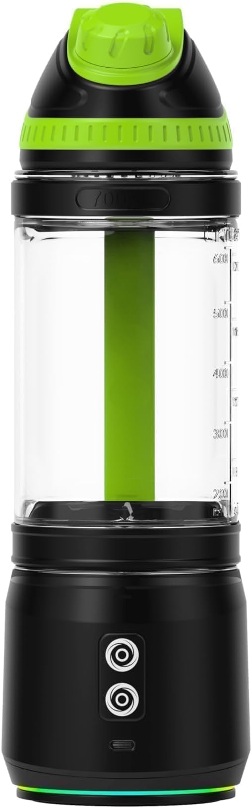 Portable Blender Anti-Jamming for Shakes and Smoothies USB Rechargeable BPA Free 24oz Sporty Bottle with a Travel Lid Valentine's Day Gifts.