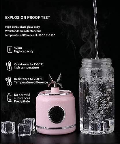 Portable BlenderUSB Rchargeable Fruit Mixer MachinePersonal Size Blender Smoothies and ShakesWaterproof Small Blender Single Juicers
