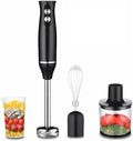 500W Cordless Immersion Handheld Blender - Stainless Steel Blades 2 Gear Speed Anti-Slip Handle - Perfect for Shakes Smoothies Puree &amp Soups - Easy to Clean