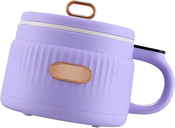 1.6L Electric Pot for Rice And Noodles Cooking for Small Groups Violet