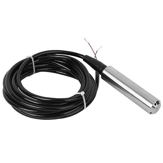 Level Sensor TL‑136 Liquid Level Transmitter Water Level Sensor Detector 24VDC 4‑20mA Output Liquid Level Transmitter(24VDC 4-20mA 0-2m)