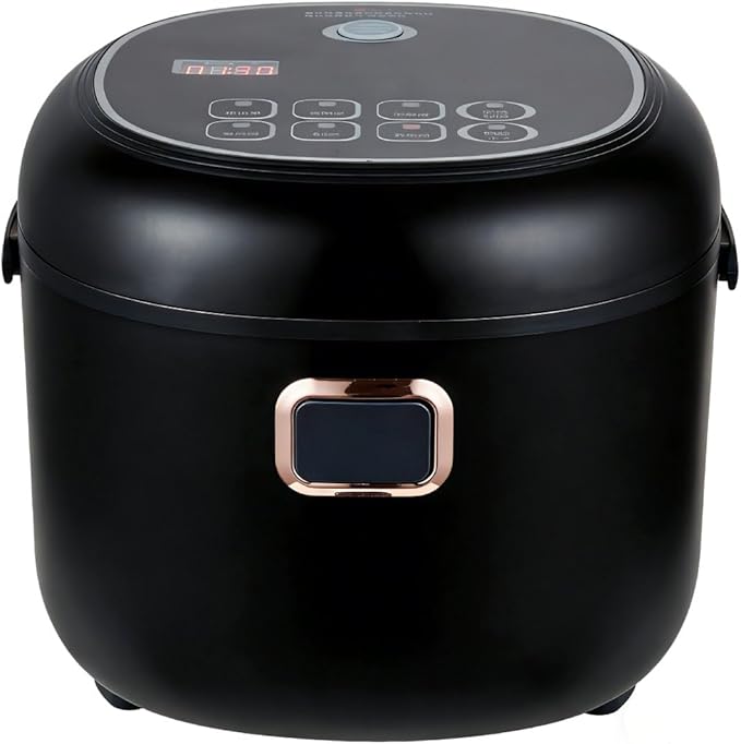 2.0L Mini Rice Cooker Portable 110V Multicooker Home Use Non-Stick Rice Maker Manufacturer Black