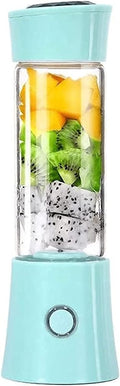 Portable blender Mini Fruit Juicer Cup Personal Small Electric Juice Mixer Machine with USB Rechargeable 2000mAh Battery Powered 480ML Travel Bottle