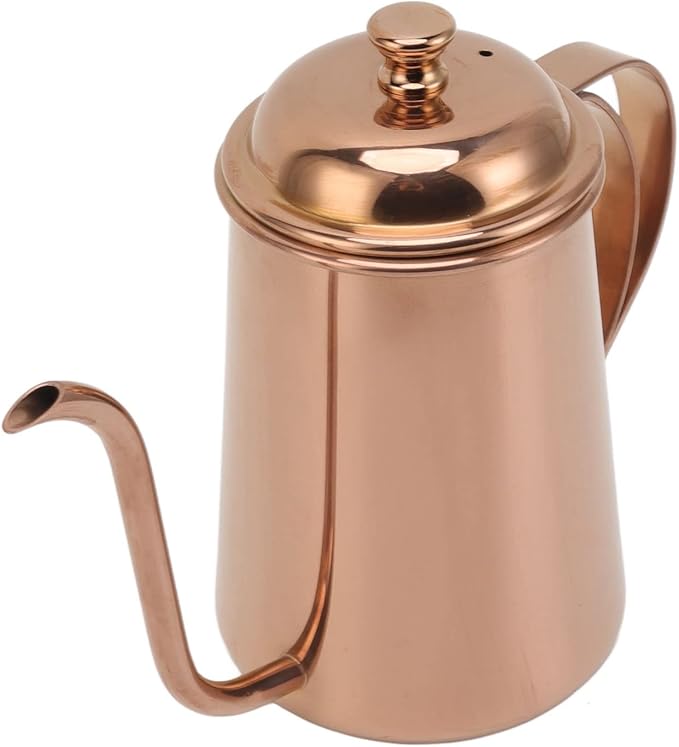 650ml Pour Over Coffee Kettle Stainless Steel Gooseneck Coffee Pot Thickened 304 Stainless Steel Slow and Accurate Ergonomic Handle for Pouring