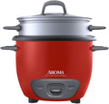6 Cup Rice Cooker RED (Renewed)
