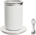 Self-Stirring Mug with Heating Base 10.14 Oz/300 Ml 131°F/55°C Force Stirring Anti-Dust Cover Quiet Operation