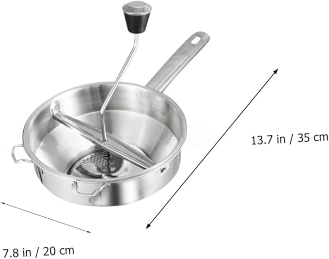 Stainless Steel Food Blender for Vegetables and Fruits Multi-functional Cooking Tool for Home and Kitchen with Comfortable Grip and Professional Design