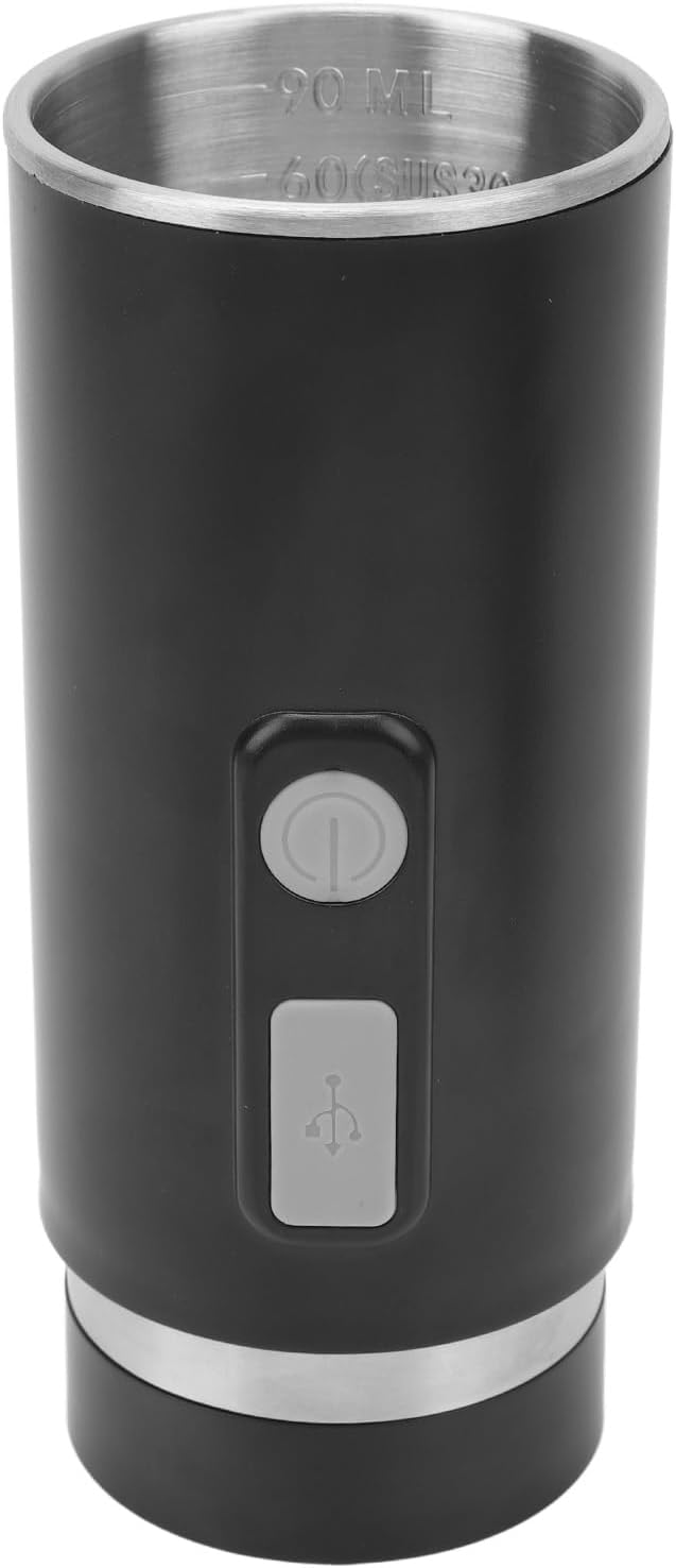 Brrnoo Portable Coffee Maker Travel Coffee Maker Espresso Machine with Type C Charging Cable 2 in 1 Universal Fully Automatic Machine for Office Camping Hiking Home Travel