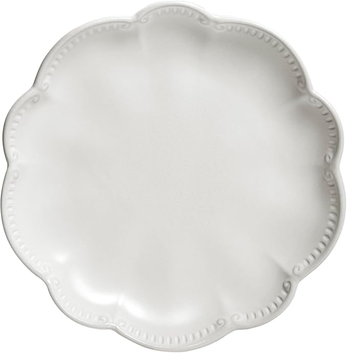 Sango Bethany 12 Pieces Scalloped White Plates &amp Bowls Set