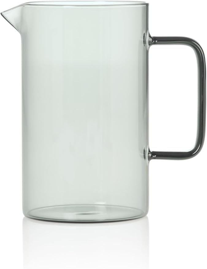 AdHoc French Press Coffee Maker Impact - Manual Brewer with Heat-Resistant Glass &amp Stainless Steel Filter – Barista Tool for Aromatic &amp Full-Flavored Coffee - Dishwasher Safe