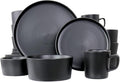 Luxmatte Dinnerware Set Black - 20 Piece