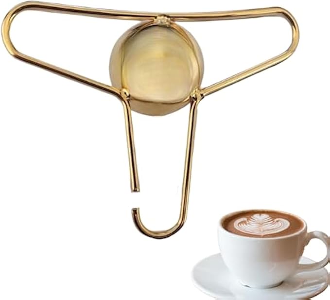 Coffee Alive Plated 24 Karat Gold Blanching Tool: Enhance Your Coffee Flavor with This Simple and Effective Tool