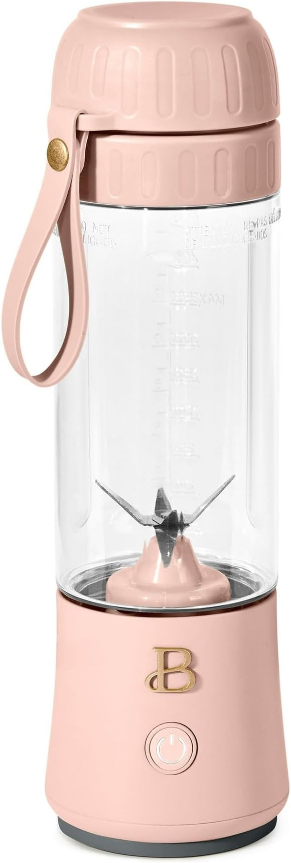 Portable Blender with 14 oz USB Rechargeable and Cordless for Smoothies Shakes &amp More