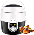 Mini Rice Cooker And Steamer Electric Rice Cookers Stainless Steel Non- Stick Inner Pot For Cooking SoupStewsGrains