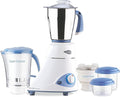 Preethi Blue Leaf Platinum 3-Jar Mixer Grinder 550-Watt Stainless Steel