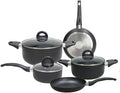 Tognana Copper &amp Charcoal Cookware Battery 8 Pieces Aluminium