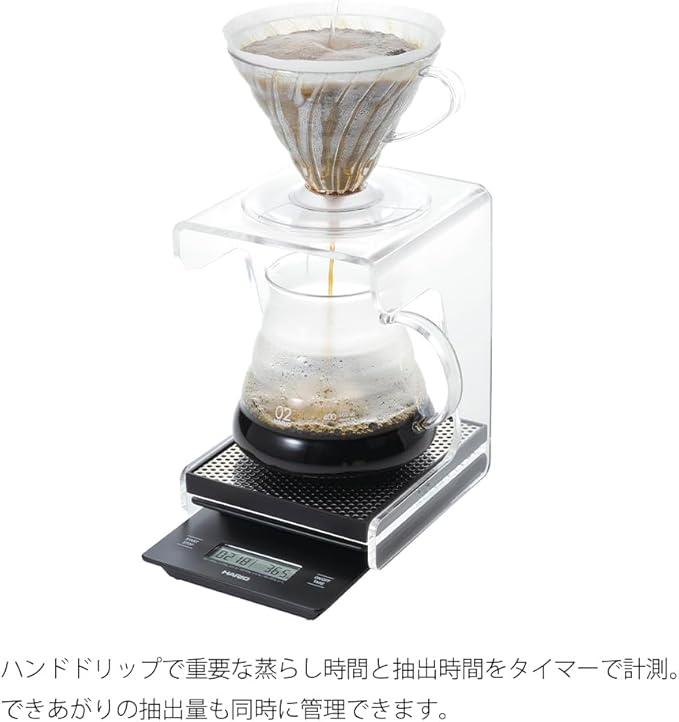 HARIO V60 Coffee Dripper Acrylic Stand With Drip Tray