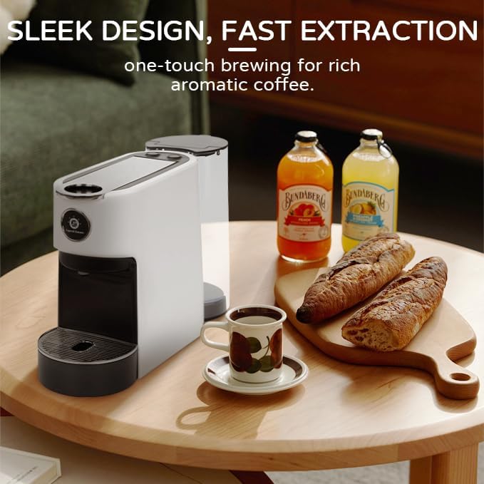 Legend Vansen Espresso Machine for Nespresso Original PodsEspresso Coffee Machine with 2 Extraction Modes and 41oz Removable Water TankCompact Capsule Coffee Maker for Home、Office