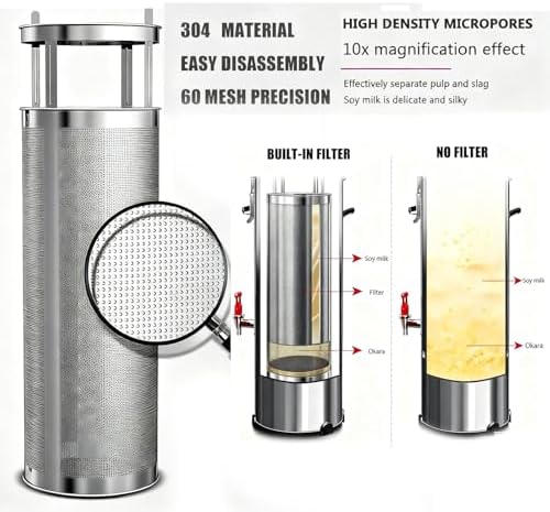 Commercial 11L Automatic Soy Milk Maker - Stainless Steel Machine with Efficient Grinder &amp Slag Separator for Restaurants Canteens &amp Grain Milk Production
