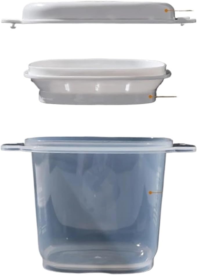Multifunctional Microwave Rice Cooker Steamer For Soup &amp Bento Lunch Box