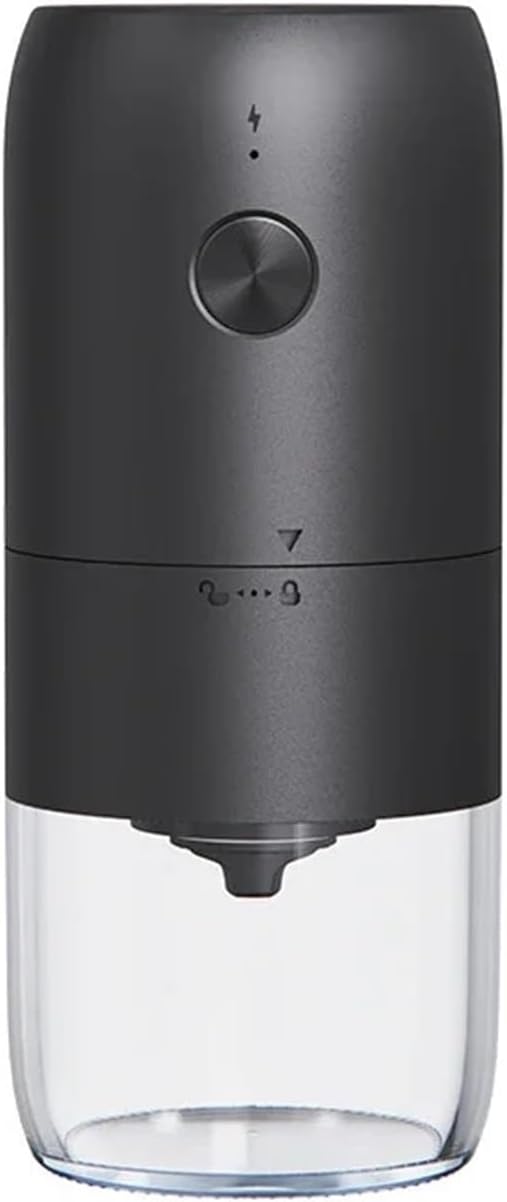 Portable Coffee Machine Electric Coffee Grinder YPE-C USB Charging Electric Recharable Coffee Bean Grinding Blender Coffee Bean Grinding Machinefor Outdoor Travel Picnic(Black)