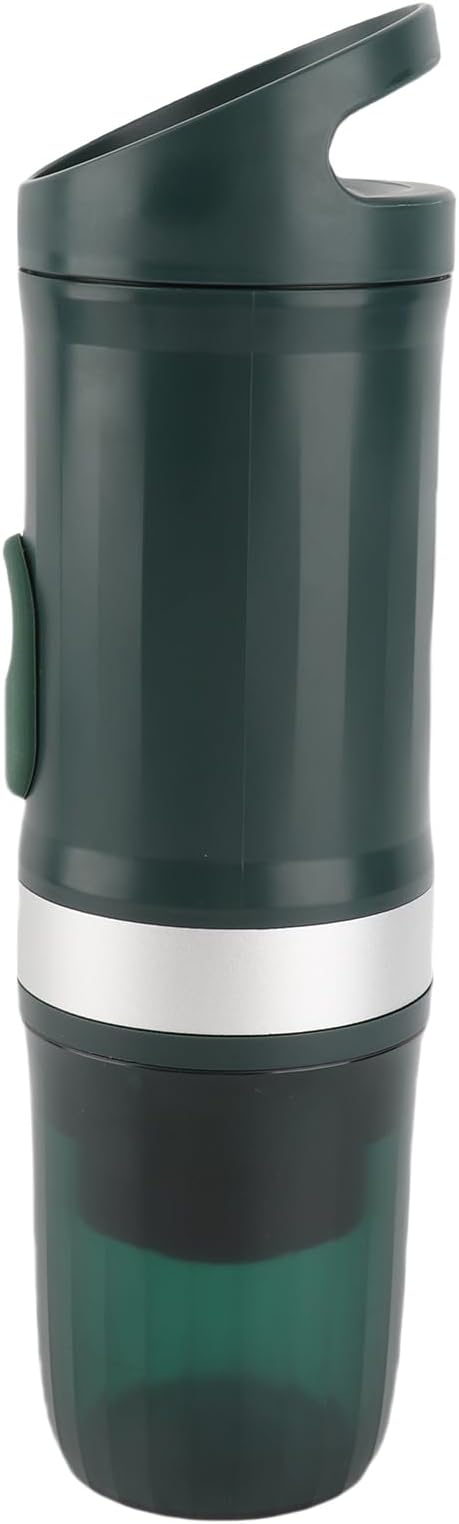 Dioche Portable Electric Machine 250mL Singlecup Coffee Maker Connects to Coffee/Powder/multicapsule Brewing 20Bar Highpressure Extraction 9600mAh Rechargeable (Green)