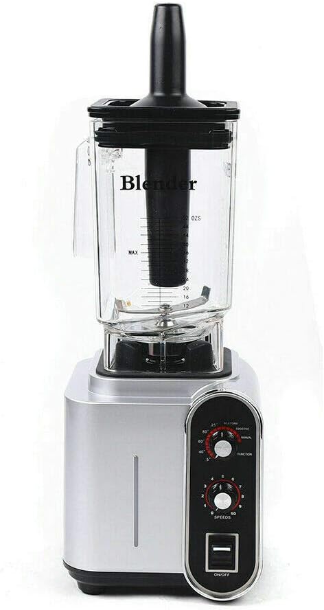 Eapmic 1500W Smoothie Shake Blender Juice Extractor Multifunctional Food Processor with Ten Speed Pulse Function Alloy Steel 6 Blade Portable Countertop Blender